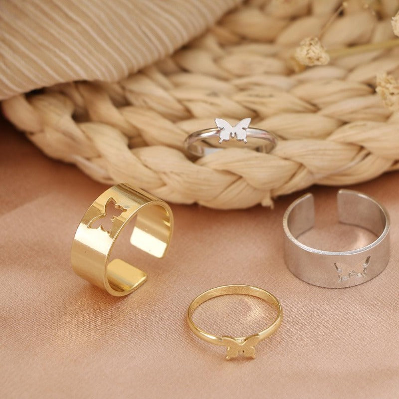 COUPLES PROMISE RING SET