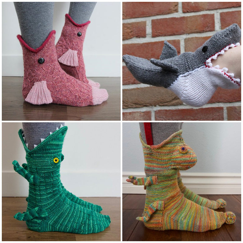 Winter Animal Patterns Socks