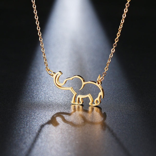 Baby Elephant Necklace 🐘