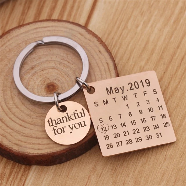 Custom Calendar Keychain