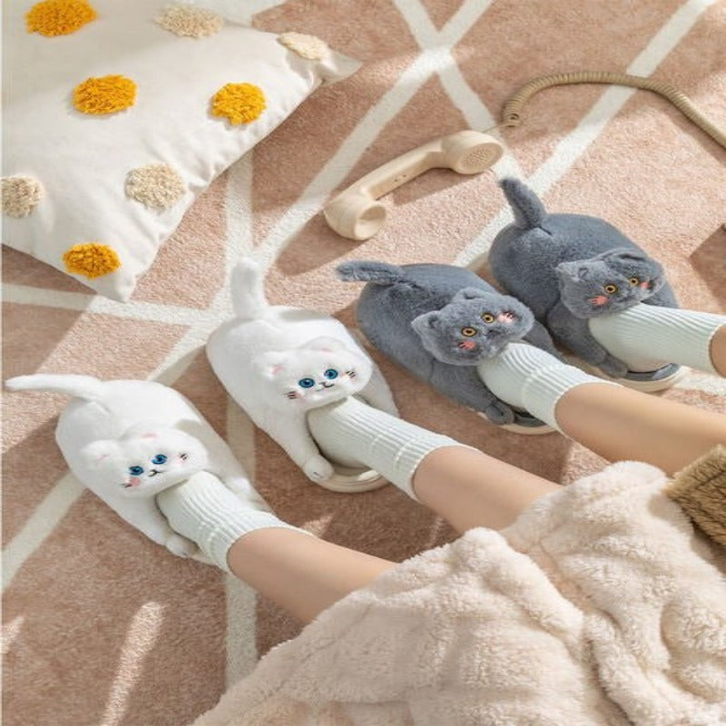 besties gifts. cat slippers. farry fashion